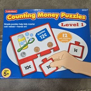 Lakeshore Counting Money Puzzles Level 1 Ages 5+ DD321